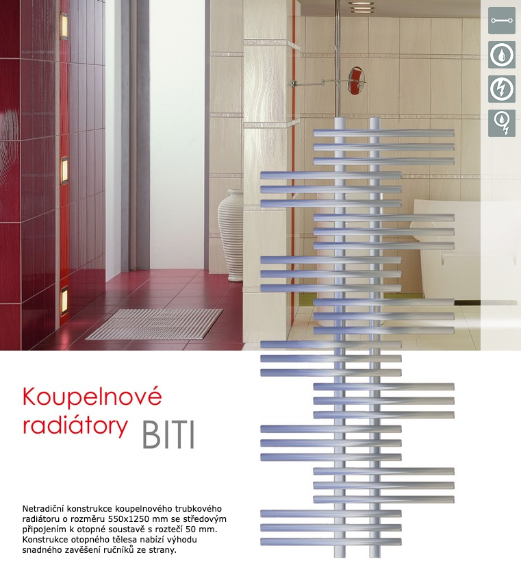 Koupelnové radiáory Bitherm BITI